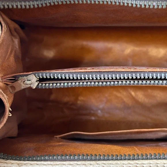 Vintage 1960's Leather Tooled Womens Purse Bag Western Vintage Retro Bag VTG - Picture 12 of 14